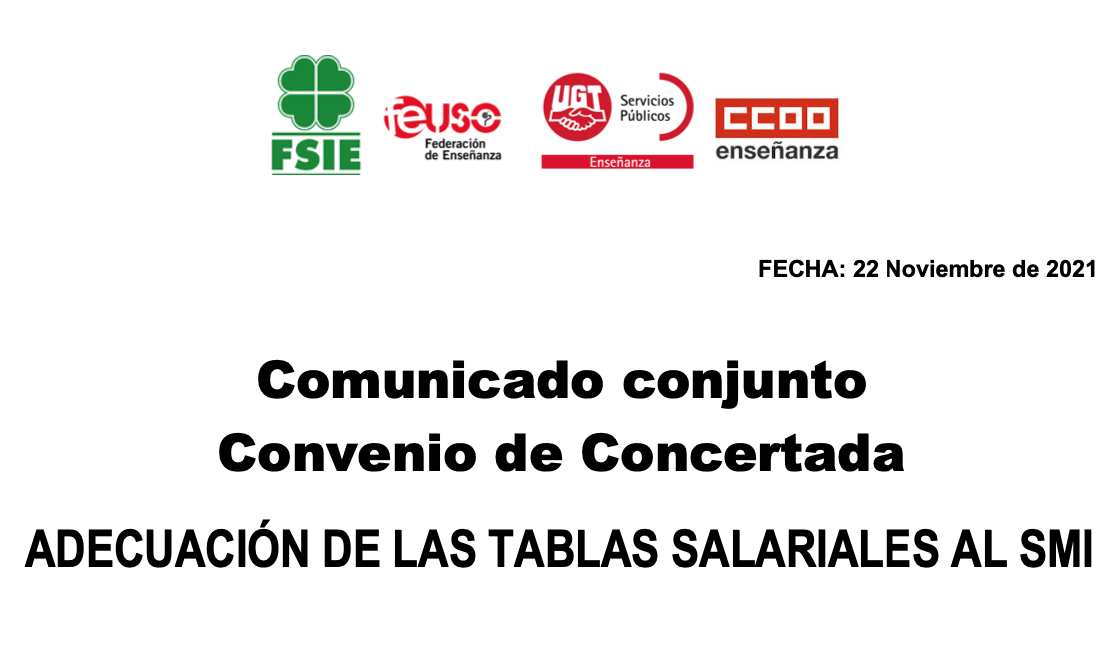 CONCERTADA COMUNICADO CONJUNTO