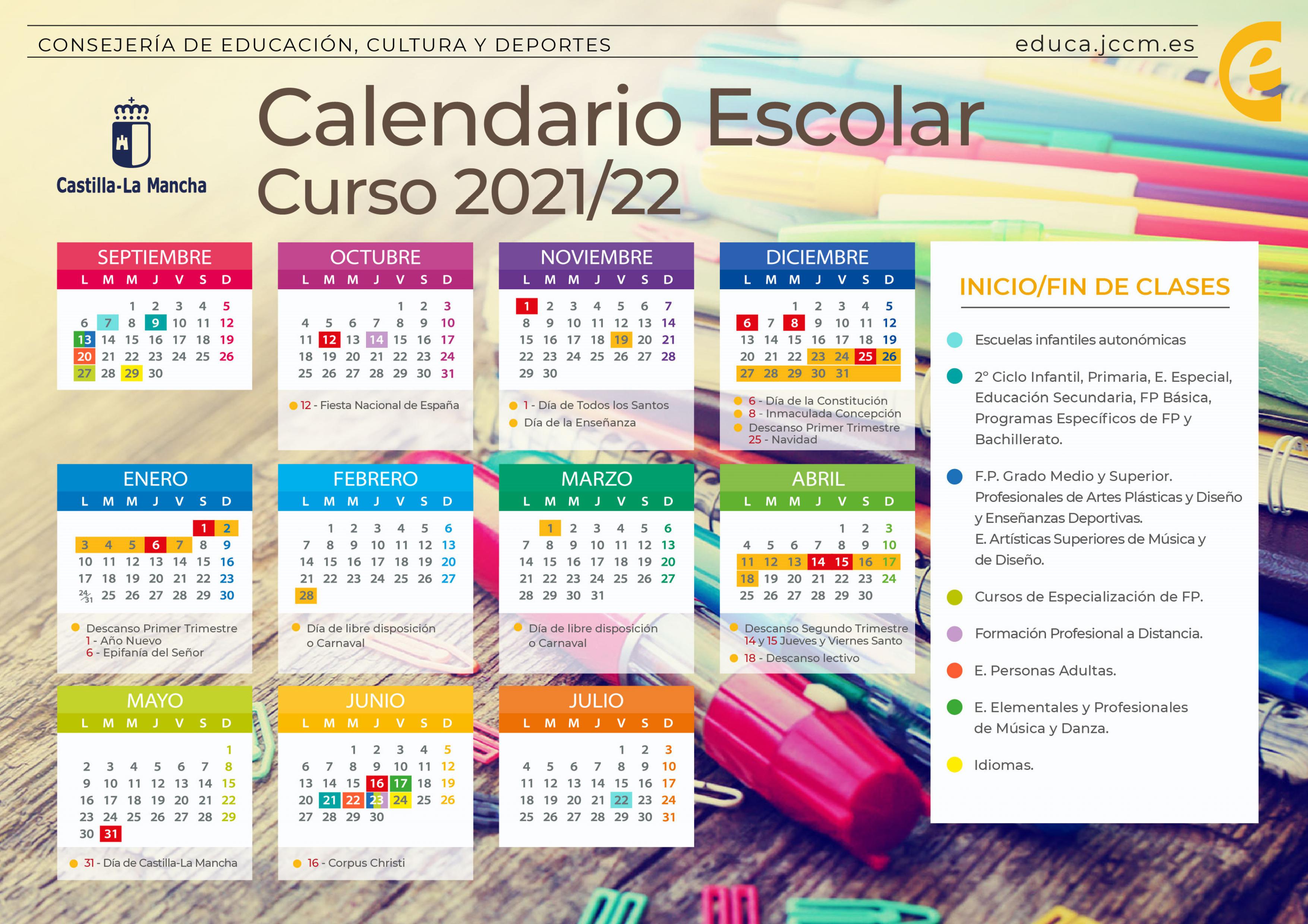 CalendarioCLM 21 22